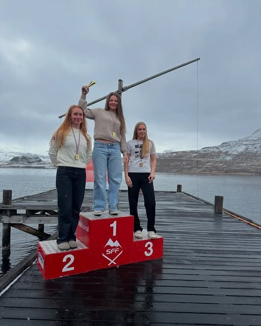 Íslandsmeistari í svigi - Sonja Lí Kristinsdóttir