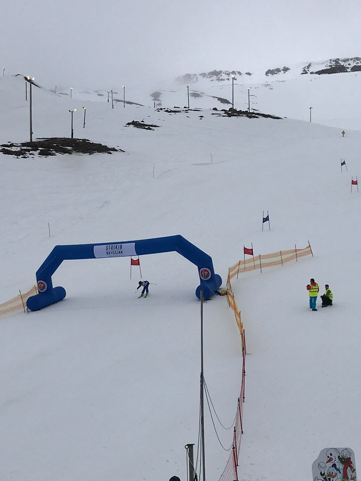 Eyþór Þorvaldsson frá Dalvík kemur í mark