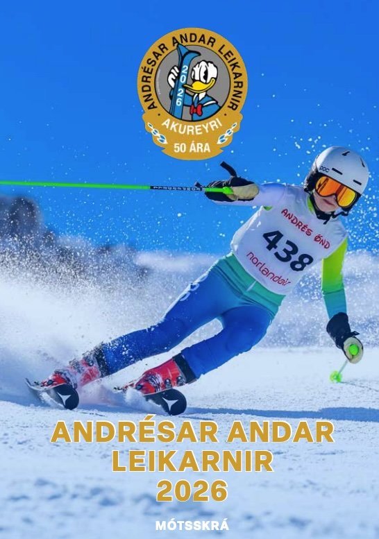 Mótsskrá Andrésar andar leikanna 2026