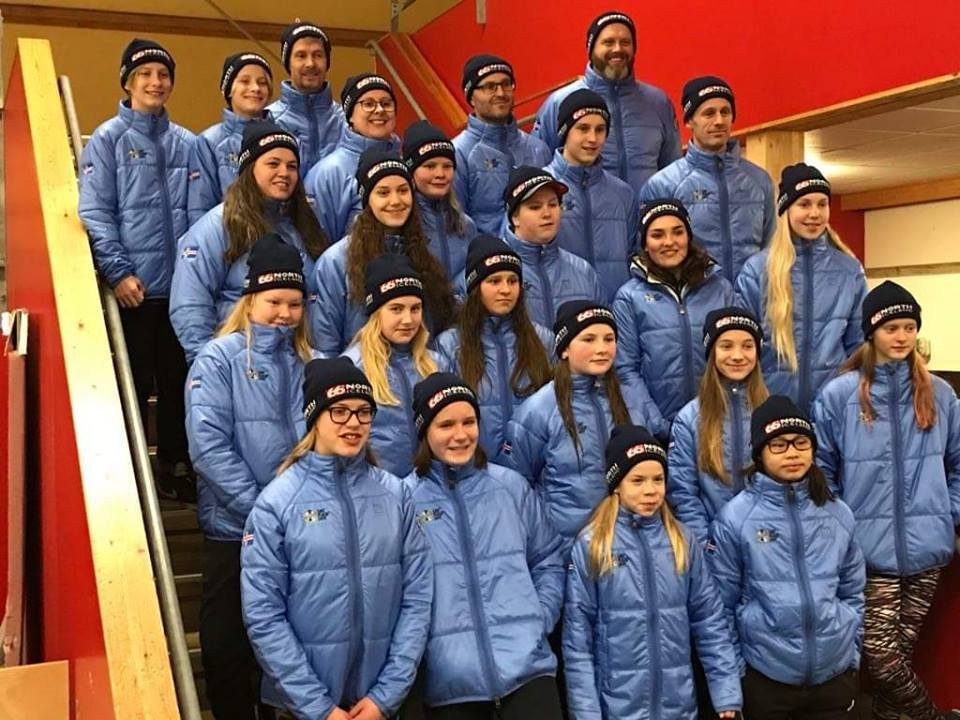 International Childrens Winter Games - Skíðagönguhópur SKA í góðum hópi