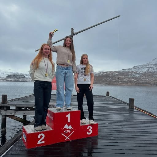 Íslandsmeistari í svigi - Sonja Lí Kristinsdóttir