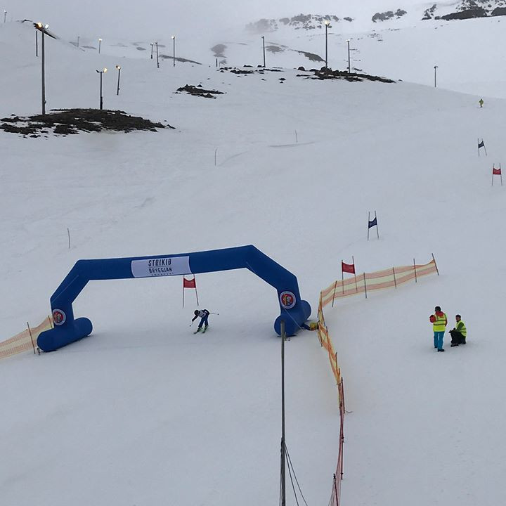 Eyþór Þorvaldsson frá Dalvík kemur í mark