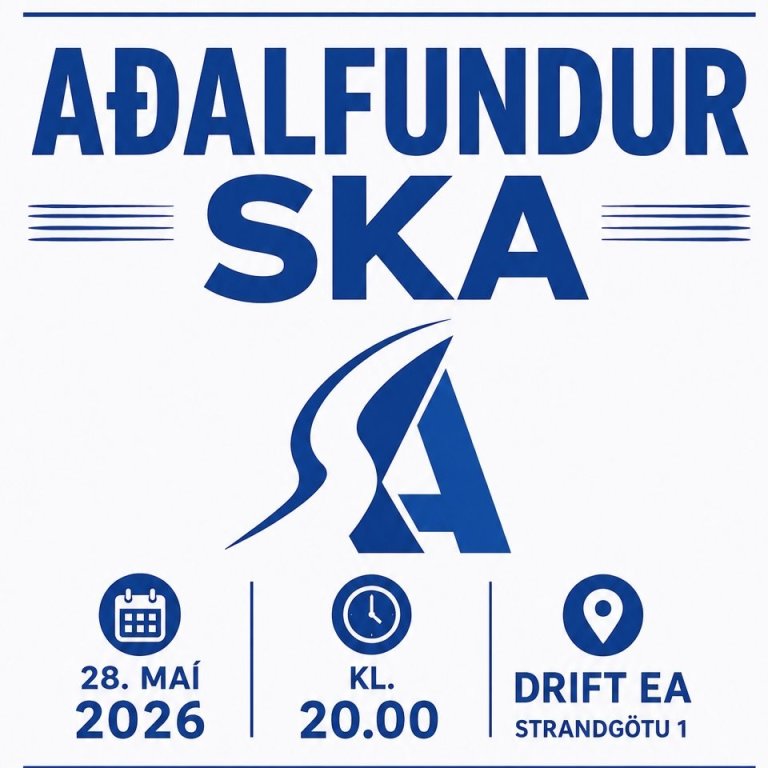 Aðalfundur SKA fer fram 28. maí næstkomandi