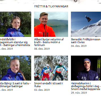 Góður árangur í alpagreinum og á snjóbrettum í útlöndum